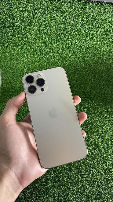 IPhone 13 Pro Max, Б/у, 256 ГБ, Золотой, Защитное стекло, Чехол, 91 %