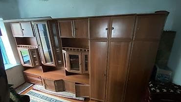 камод пласмаст: Стенка-шкаф, Тип стенки-шкафа: Модульная, Для зала, Особенности: С отделением под телевизор — 3