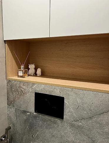 ремонт гидроскутеров: Современная отделка санузла «под ключ» - Стиль: минимализм, сочетание — 2