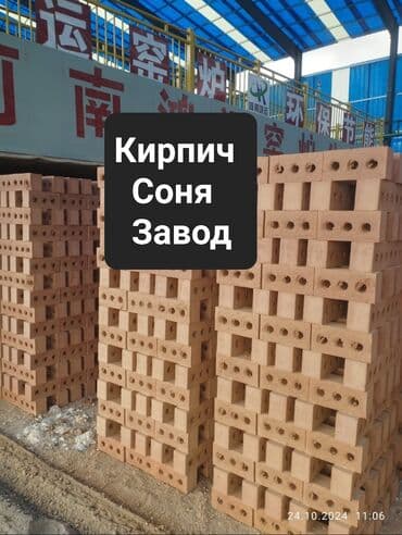 Пустотелый, дырчатый, Жженый кирпич, Полублок, 250×120×90