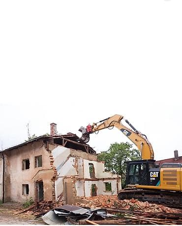 Услуги по демонтажу зданий и сооружений - Полный цикл работ: разборка