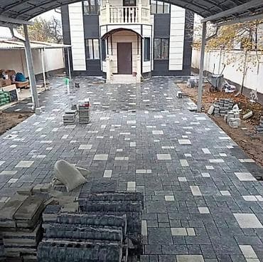 декоротивный камень: Тротуарная плитка “Кирпичик” "Кремль" "Беш Таш" (комбинированная — 7