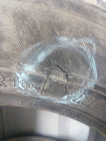 шины б у из европы оптом: Продаю шины 2 штуки размер 215/65/16 Китайские, на одной шине имеется — 2