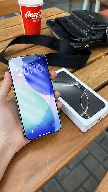 16 plus: IPhone 16 Pro Max, Б/у, 512 ГБ, Natural Titanium, Защитное стекло, Чехол, 89 % — 4