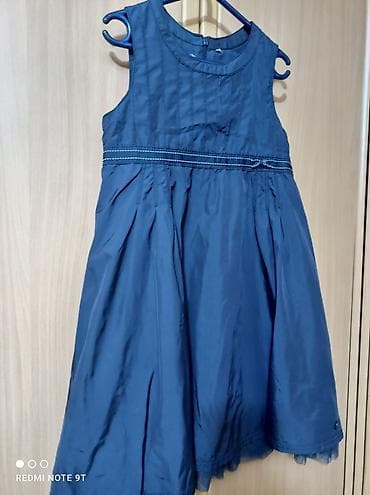 Платья: Детское платье, цвет - Синий, Б/у — 1