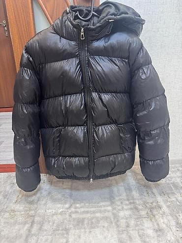 пуховик мужские: Пуховик, Короткая модель, С капюшоном, XL — 1