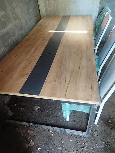 кухонные столешницы: Кухонный стол, Прямоугольный, Нераскладной — 4