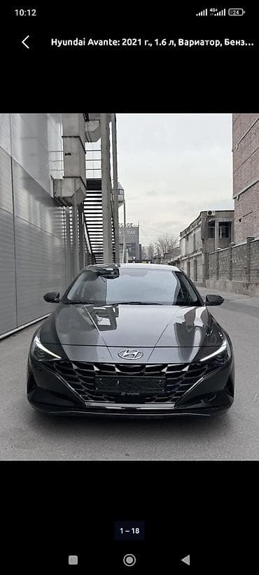 Продажа авто: Hyundai Avante: 2021 г., 1.6 л, Вариатор, Бензин, Седан — 1