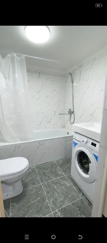 Квартиры: 1 комната, 28 м², Аламедин-1 мкр Элитка, 1 этаж, Свежий ремонт — 5