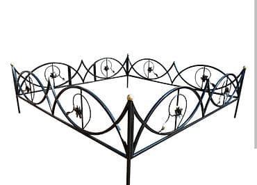 метал база: Кованые оградки для благоустройства захоронения - Материал: сталь — 2