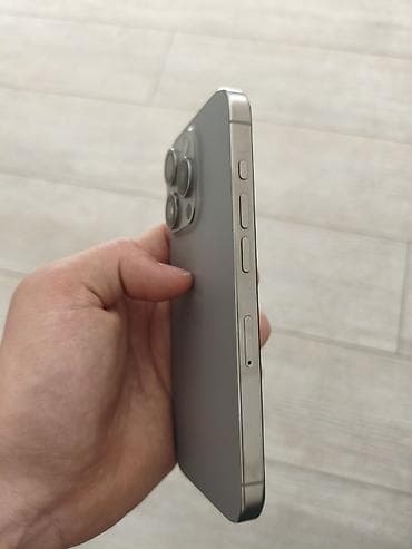 айфон бу 12 про макс: IPhone 15 Pro, Б/у, 256 ГБ, Natural Titanium, Кабель, 85 % — 3