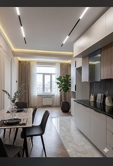 3 комнаты, 106 м², Джал мкр (в т.ч. Верхний, Нижний, Средний) Элитка, 6 этаж, Дизайнерский ремонт — 1