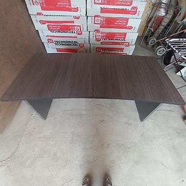 домашняя парта для школьника: Офисный стол, Новый, Нерегулируемый, цвет - Серый, ЛДСП — 2