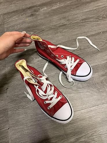 just do it: Мужские кроссовки, 38.5, 39, Converse, Новый, цвет - Красный, Самовывоз — 3
