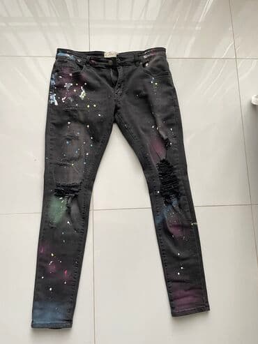 Джинсы, Скинни, США, Рваные, 2XS