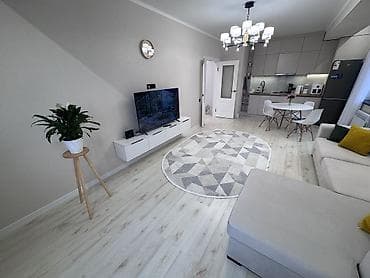 квартира на длительный срок ош: 2 комнаты, Собственник, Без подселения, С мебелью полностью — 2