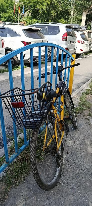 pay 24: СРОЧНО ПРОДАЮ! Городской велосипед с корзиной - Рама: стальная — 2