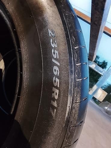 Комплект летних шин 235/65 R17 3шт 3000с на докатку, Без порезов, без — 2