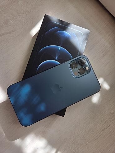 ipnone 13: IPhone 12 Pro Max, Б/у, 128 ГБ, Pacific Blue — 1