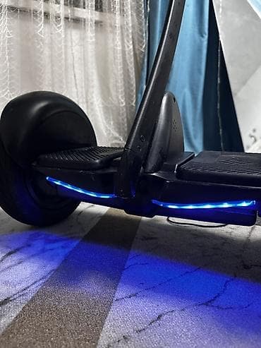 мапет электрический: Гироскутер с коленной/ручной опорой (мини-сигвей) с подсветкой - Два — 3