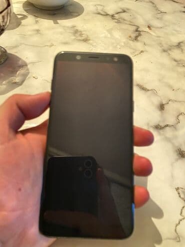 Samsung Galaxy A6, Б/у, 32 ГБ, цвет - Черный, 2 SIM