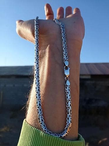 what: На Заказ Серебряные Цепи и Браслеты Ручная работа Проба — 5