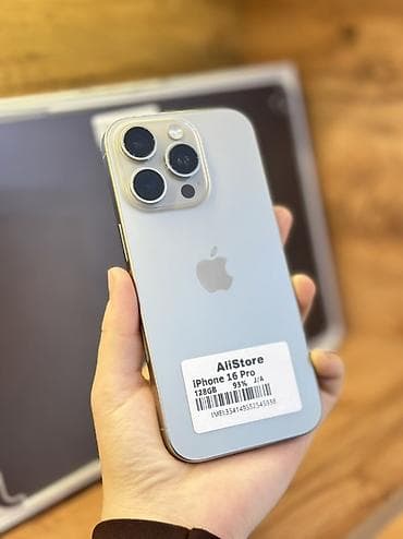купить айфон 5 с: IPhone 16 Pro, 128 ГБ, Natural Titanium, Коробка, 93 % — 2