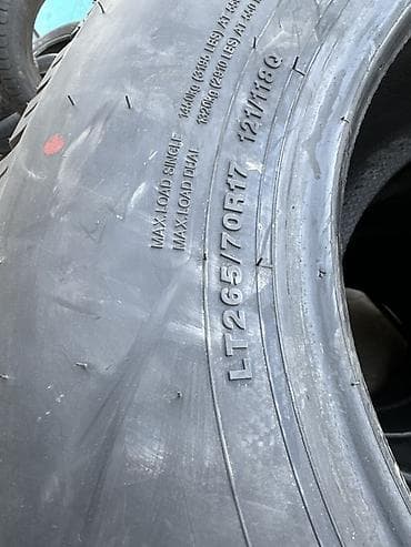 Шины для пикапов и легких грузовиков LT265/70R17 121/118Q - Размер