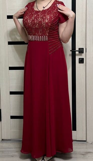 бордовое платье в пол: Продаю вечернее платье, производство Турцияапсалютно новое одевано — 4