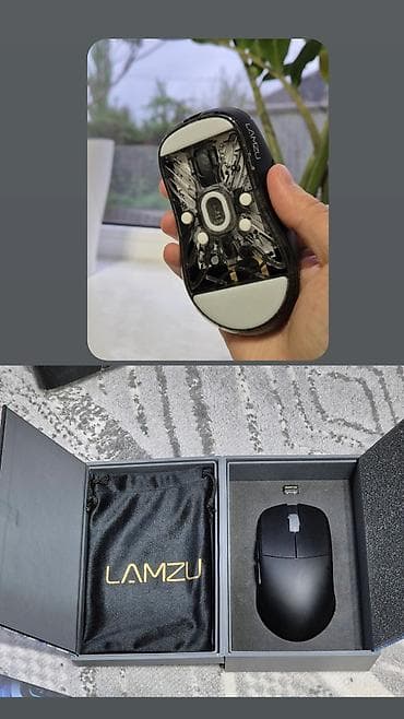 микрофон для студии: Игровой набор периферии 1. Беспроводная мышь LAMZU Atlantis Mini - — 3