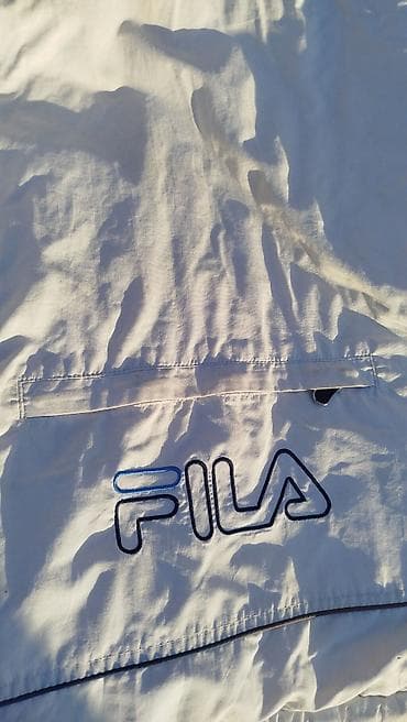 Куртки: Мужская куртка, XL, Fila, Б/у, цвет - Белый, Самовывоз — 3