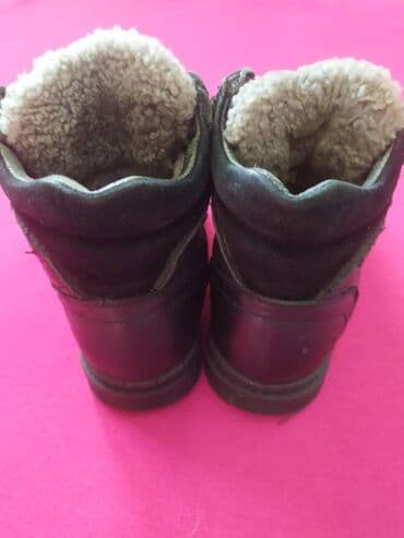 обувь для охоты: Ботинки детские 28 размер.Турция.Натуральная кожа,мех — 8