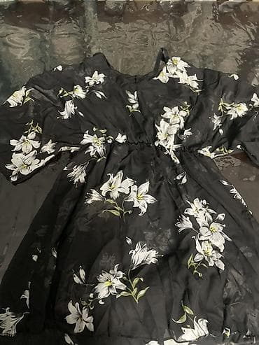 Раздельный купальник, Высокая талия, С накидкой, Мягкая чашка, M, L — 1