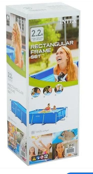 купал: Каркасный бассейн Intex прямоугольный 2.2м х 1.5м на 0.6м — 5