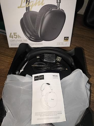 Другая аудиотехника: Беспроводные наушники Hoco W35 Air (Hi‑Fi Audio) - До 45 часов — 6