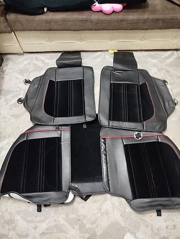 подушка бмв: Чехлы Экокожа, С подушкой, цвет - Черный — 2