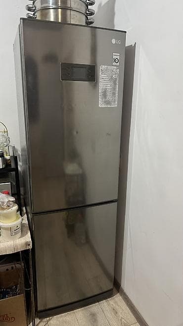 холодильник lj: Холодильник LG, Б/у, Двухкамерный, Total no frost — 1