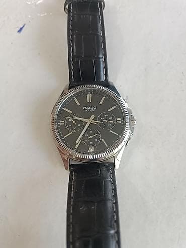 Классические часы часы, Casio, Япония, Водонепроницаемые, Мужские