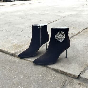 Женская обувь: две пары 1) Ботильоны-носочки на шпильке - Цвет