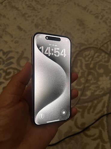 18xpox com x: IPhone 15 Pro, Б/у, 256 ГБ, Белый, Защитное стекло, Чехол, 84 % — 1