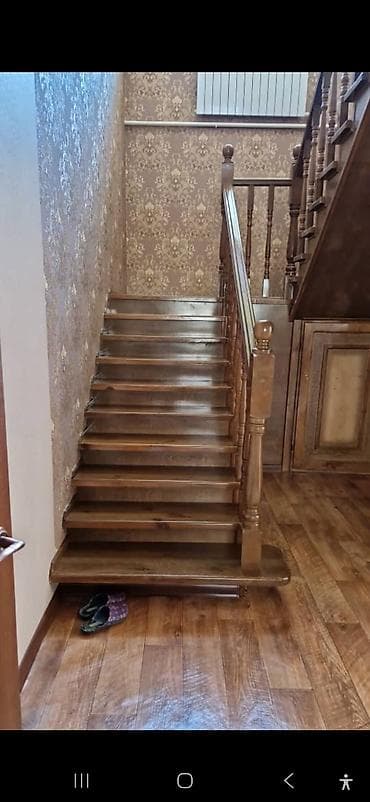 куплю орех: Деревянная лестница Для дома, Вид дерева: Орех, Форма лестницы: Много-маршевая, Стиль: Классический — 5