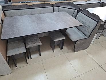 silver kitchen: Кухонный стол и стул, Новый, Платная доставка, цвет - Серый — 3