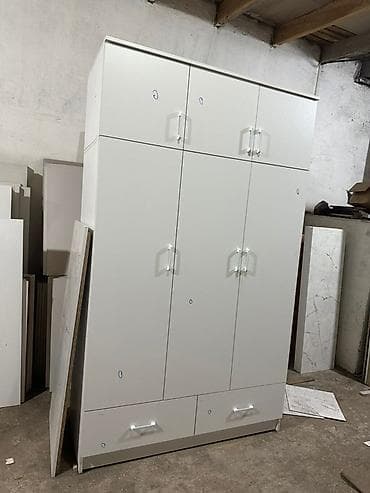 Шкафы: Шифоньер, шкаф для одежды, Прямой, ЛДСП — 1