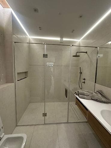 стеклянная перегородка: Стеклянные душевые перегородки и двери под заказ - Типы систем — 1