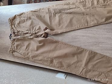 Футболкалар: Брюки ZARA, мужские. - Модель: прямые чиносы с посадкой на талии - — 1