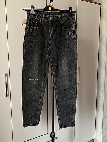 Джинсы мужские, черный вареный деним (charcoal/black wash) at lalafo.kg Джинсы мужские, черный вареный деним (charcoal/black wash)