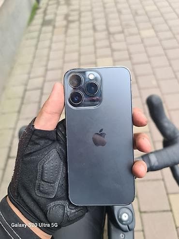 IPhone 13 Pro, Б/у, 128 ГБ, Графит, Чехол, 78 %