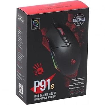 Игровая мышь Bloody P91s - RGB‑подсветка (16,8 млн цветов) -