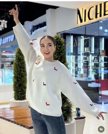 тёплая кофт кардиган: Кофта, Оверсайз, Стандарт — 6