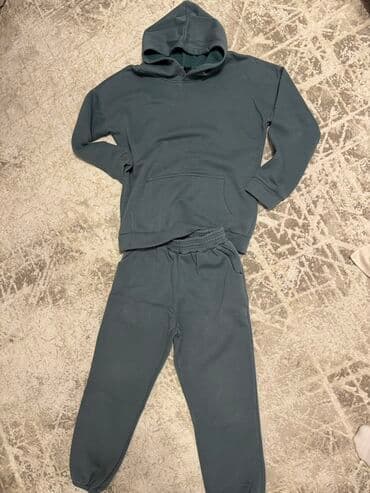 брендовые мужские спортивные костюмы из турции: Спортивный костюм унисекс из двух предмето!. - Цвет: графитово‑серый — 1